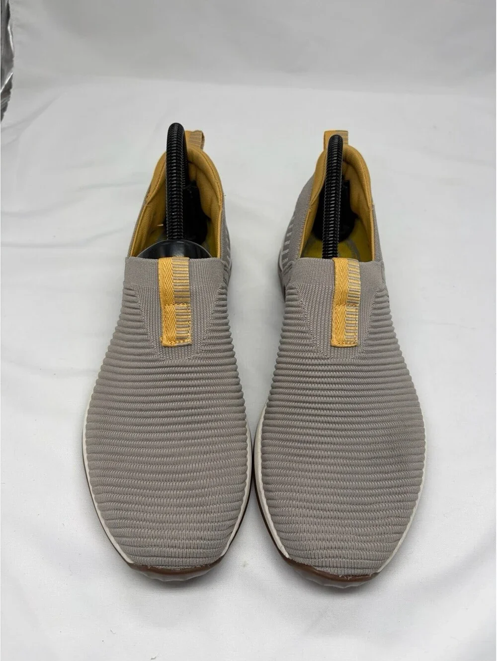 Ryka Echo Knit Slip On Sneakers Comfort Gray Fabric Slip on Womens Size 9.5 M